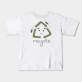 Recycle symbol Kids T-Shirt